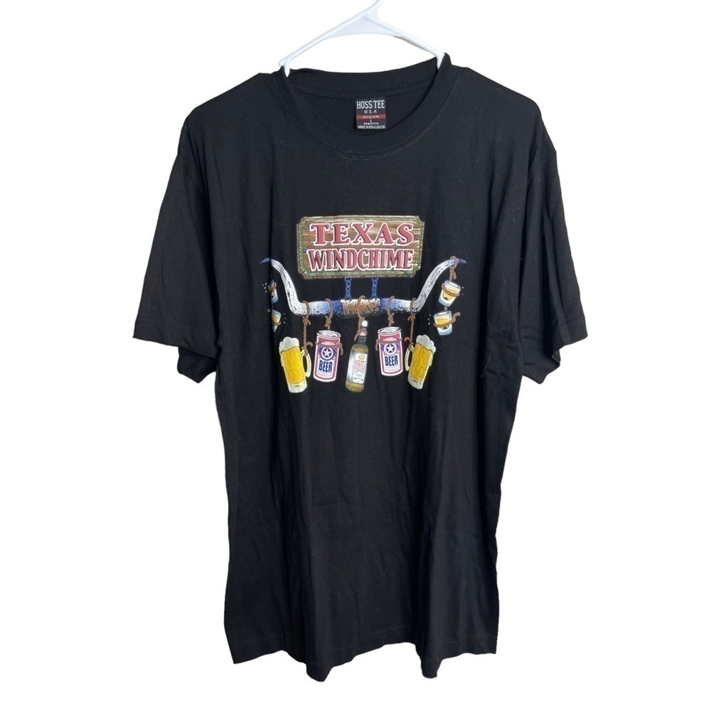 "Texas Windchime" Graphic T Shirt Size Large